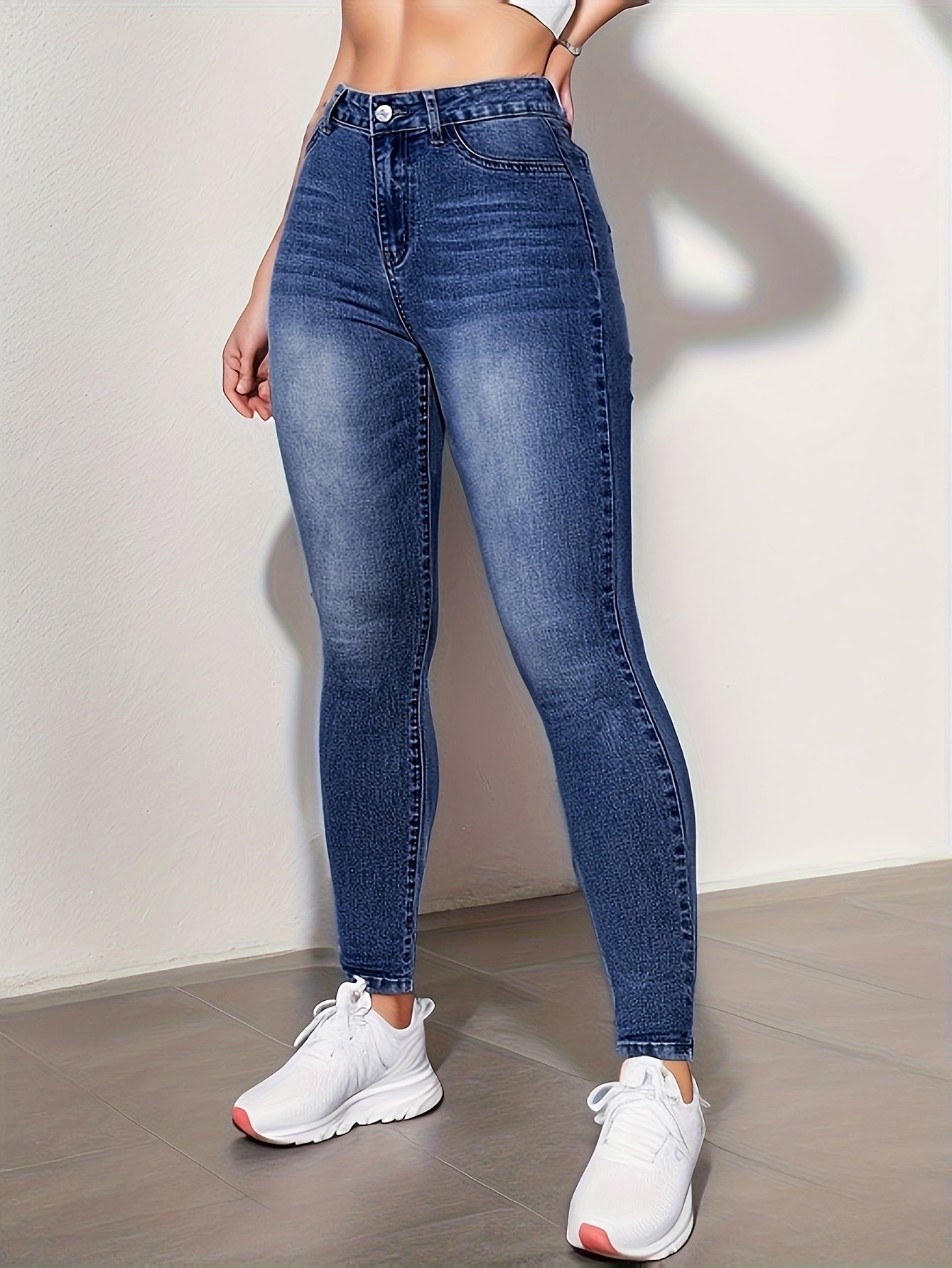 Women's High-Waisted Skinny Jeans