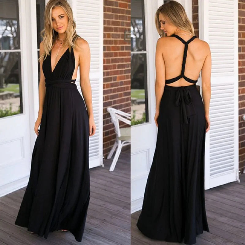 Sexy Women Multiway Long Dress