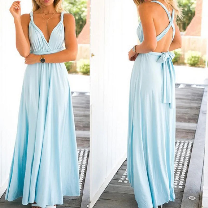 Sexy Women Multiway Long Dress