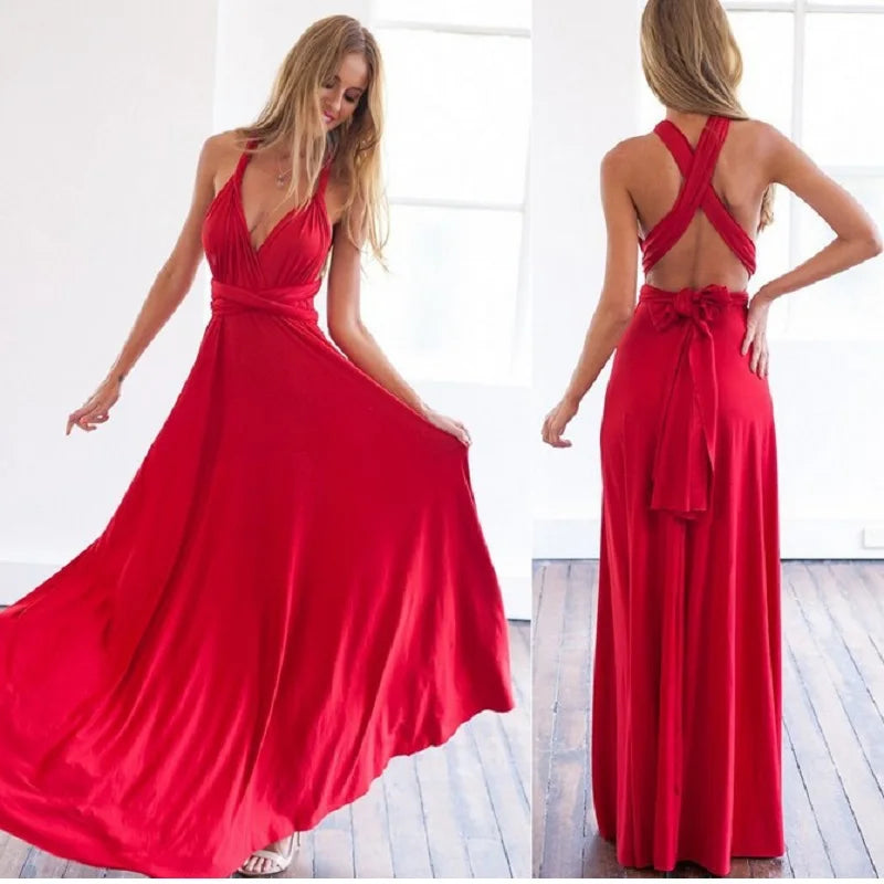 Sexy Women Multiway Long Dress