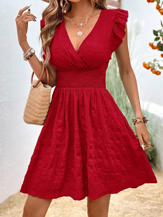 Elegant Short Dress For Women Summer