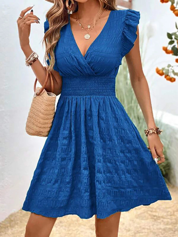 Elegant Short Dress For Women Summer