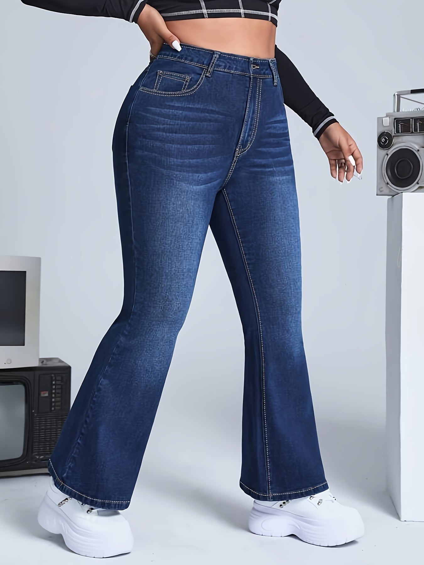 Plus Size Casual Jeans