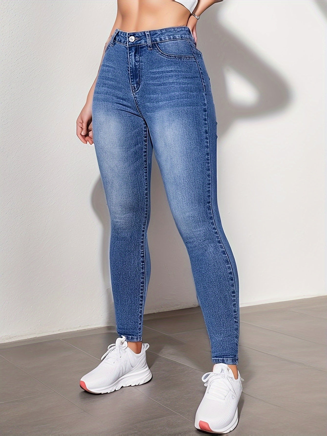 Women's High-Waisted Skinny Jeans