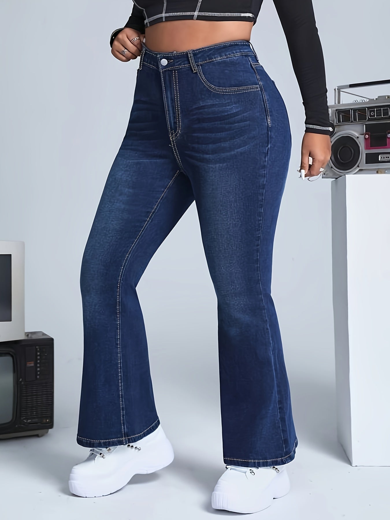 Plus Size Casual Jeans