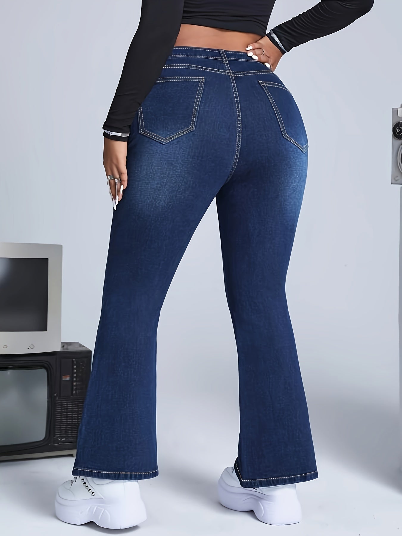 Plus Size Casual Jeans