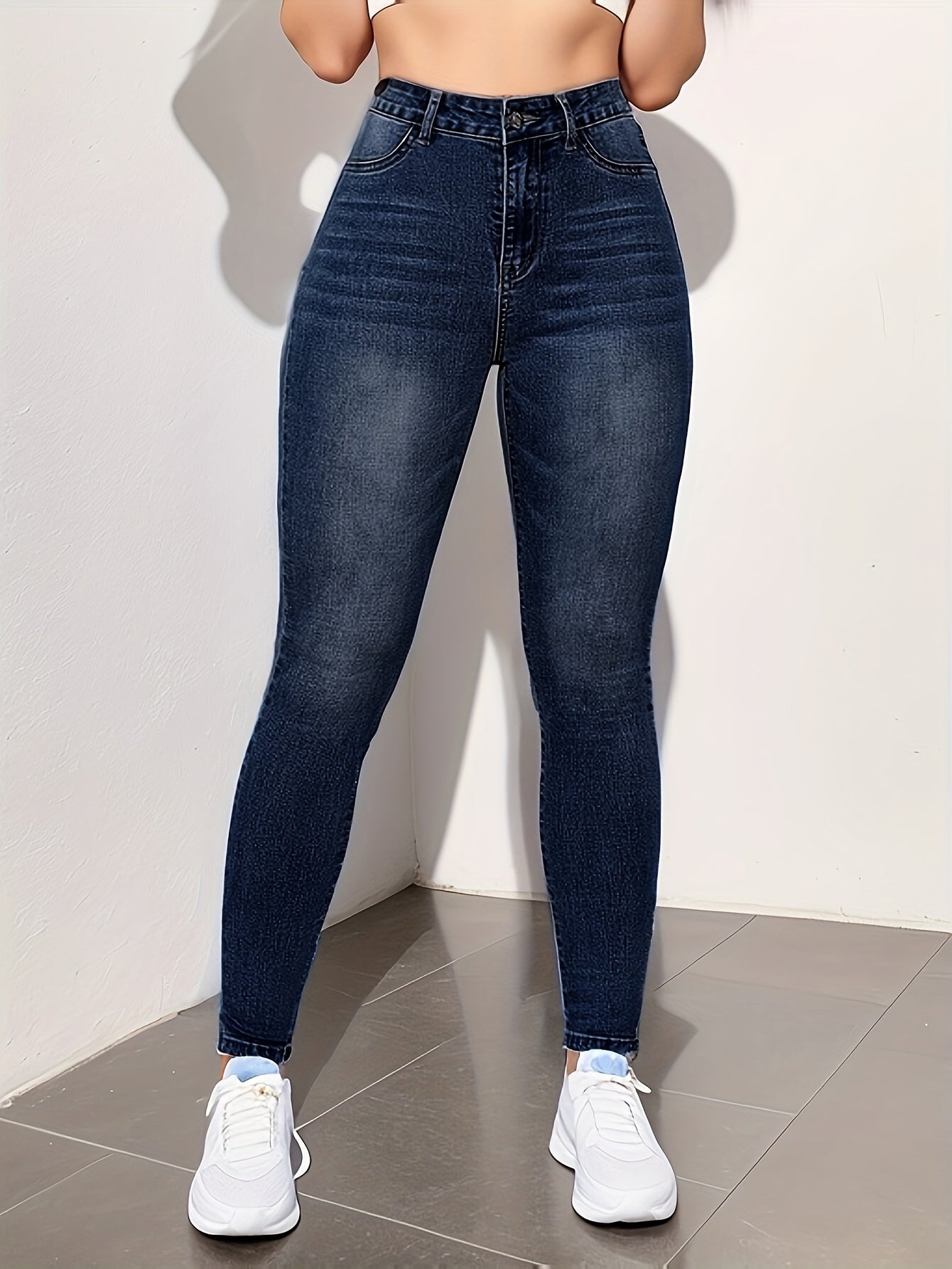 Women's High-Waisted Skinny Jeans